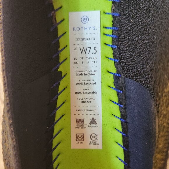 Rothy’s The Loafer, Black Honeycomb 7.5 (RETIRED COLOR) - Picture 4 of 10